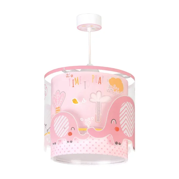 LAMPADA DA SOFFITTO LITTLE ELEPHANT ROSA