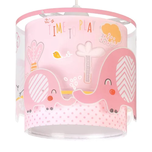 LAMPADA DA SOFFITTO LITTLE ELEPHANT ROSA