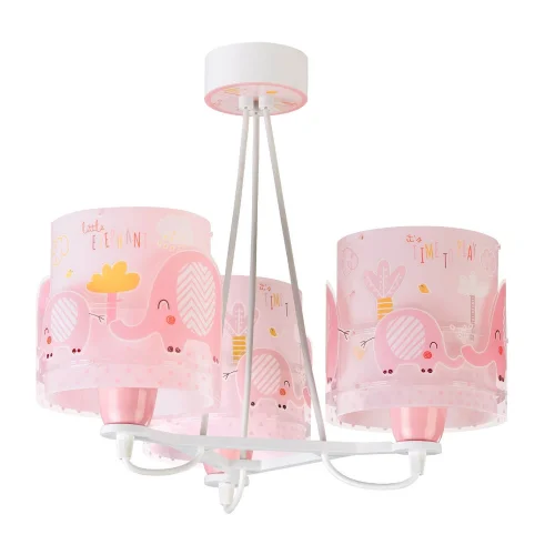 LAMPADA DA SOFFITTO 3 LUCI LITTLE ELEPHANT ROSA LAMPADA DA SOFFITTO 3 LUCI LITTLE ELEPHANT ROSA
