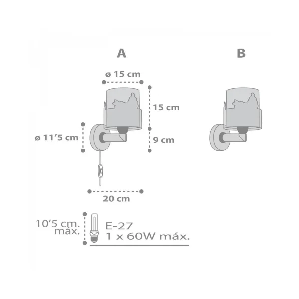 APPLIQUE DA PARETE LOVING DEER APPLIQUE DA PARETE LOVING DEER