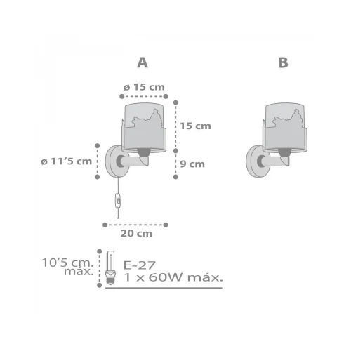 APPLIQUE DA PARETE LOVING DEER APPLIQUE DA PARETE LOVING DEER
