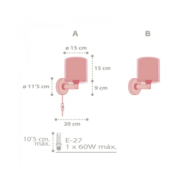 LAMPADA DA PARETE COLOR RAIN