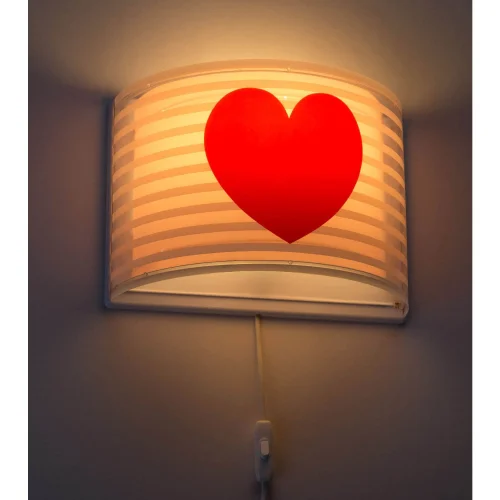 APPLIQUE DA PARETE LIGHT FEELING ROSA