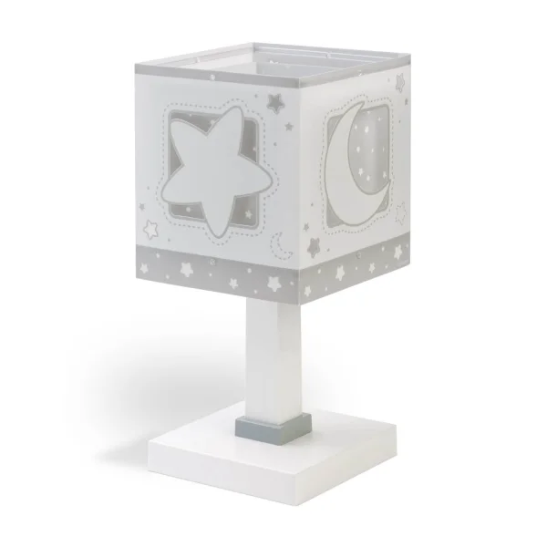 LAMPADA DA TAVOLO LUNA GRIGIO