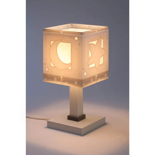 LAMPADA DA TAVOLO LUNA GRIGIO