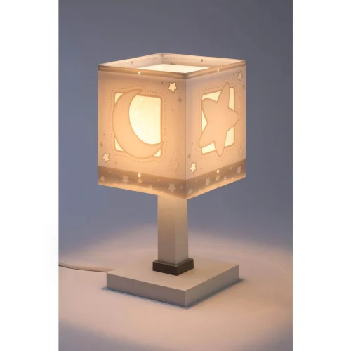 LAMPADA DA TAVOLO LUNA GRIGIO