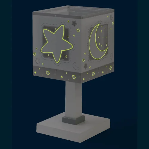 LAMPADA DA TAVOLO LUNA GRIGIO