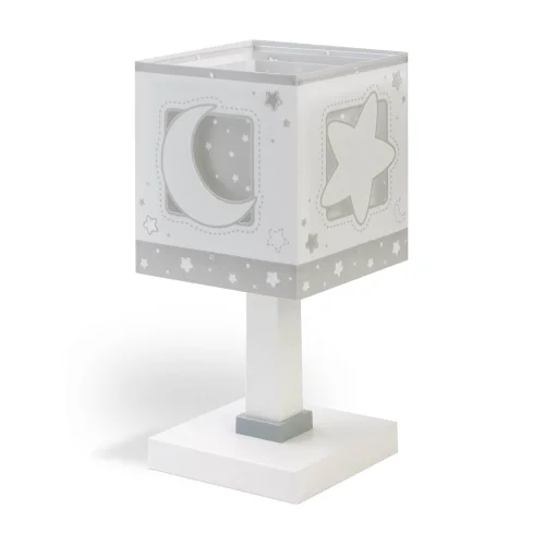 LAMPADA DA TAVOLO LUNA GRIGIO