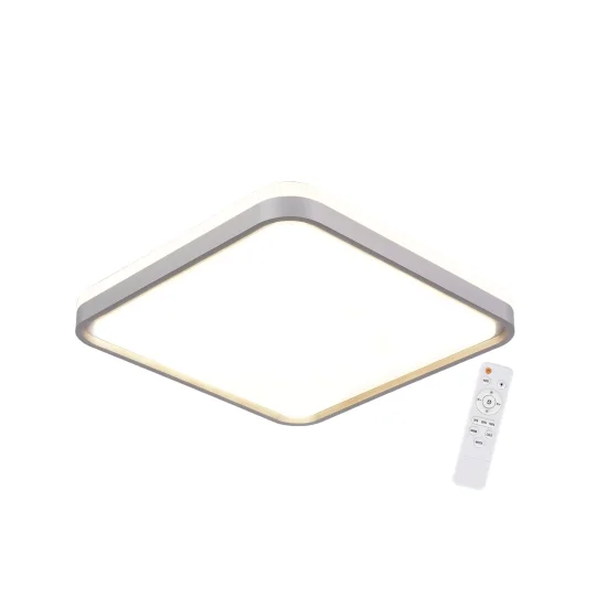 PLAFÓN LED 58W PW LED REGULABLE BLANCO PLATA CUADRADO TELLUS