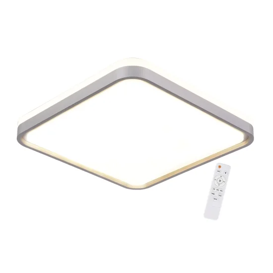 PLAFÓN LED 78W PW LED REGULABLE BLANCO PLATA CUADRADO TELLUS
