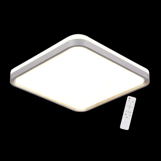 PLAFÓN LED 78W PW LED REGULABLE BLANCO PLATA CUADRADO TELLUS 2