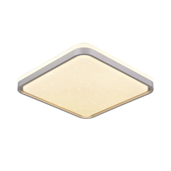 PLAFÓN LED 78W PW LED REGULABLE BLANCO PLATA CUADRADO TELLUS