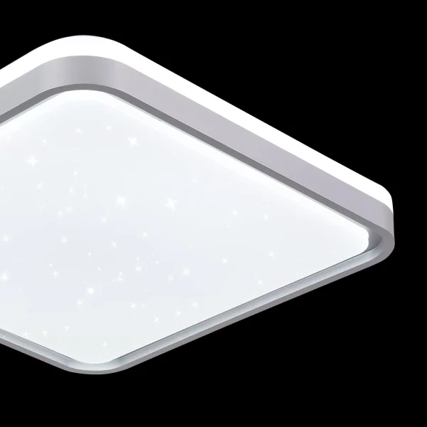 PLAFÓN LED 78W PW LED REGULABLE BLANCO PLATA CUADRADO TELLUS