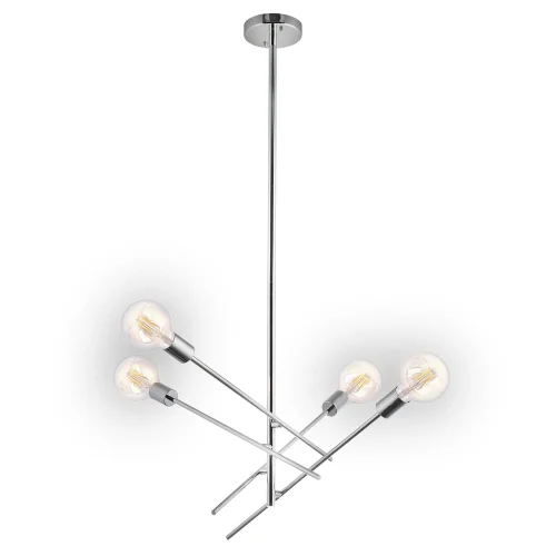 LAMPADA A SOFFITTO RIGEL 4 LUCI CROMATE