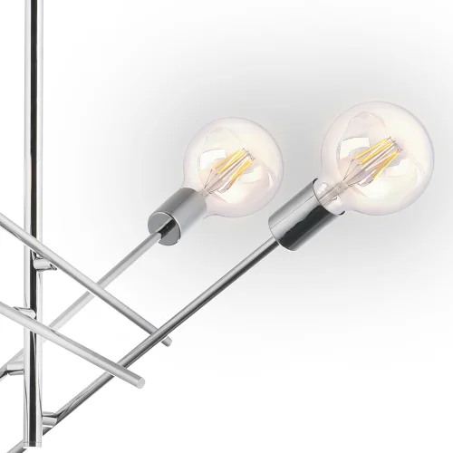 LAMPADA A SOFFITTO RIGEL 4 LUCI CROMATE