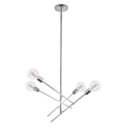 LAMPADA A SOFFITTO RIGEL 4 LUCI CROMATE