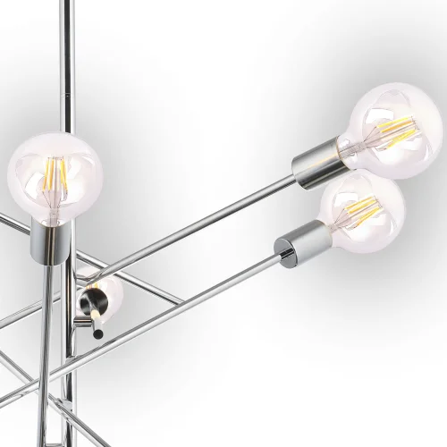 LAMPADA A SOFFITTO RIGEL 6 LUCI CROMATE