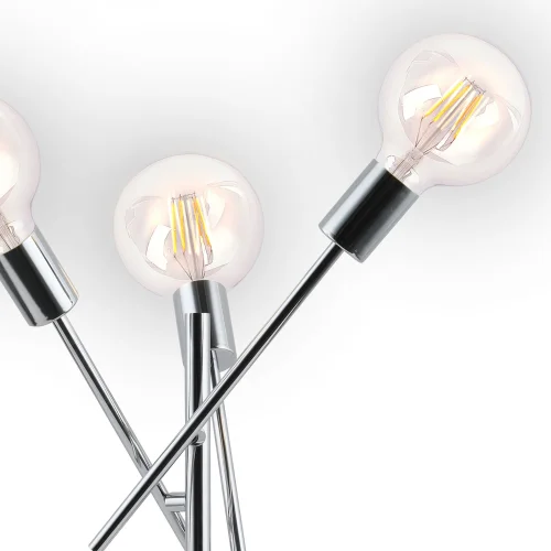 LAMPADA DA TAVOLO RIGEL 3 LUCI CROMATE LAMPADA DA TAVOLO RIGEL 3 LUCI CROMATE