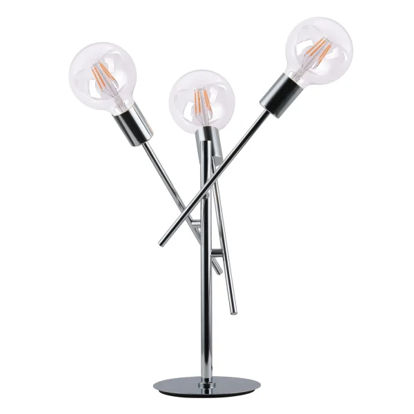LAMPADA DA TAVOLO RIGEL 3 LUCI CROMATE
