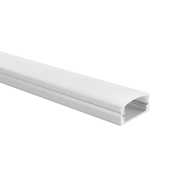 PROFILO IN ALLUMINIO PER STRISCIA LED SUPERFICIE CON COPERTURA OPACA 17x7mm