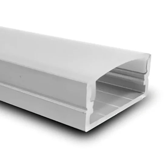 PROFILO DI ALLUMINIO PER STRISCIA LED SUPERFICIE DOPPIA STRISCIA 23,5x9,7mm 2