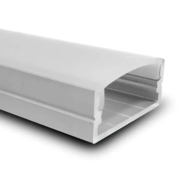PROFILO DI ALLUMINIO PER STRISCIA LED SUPERFICIE DOPPIA STRISCIA 23,5x9,7mm