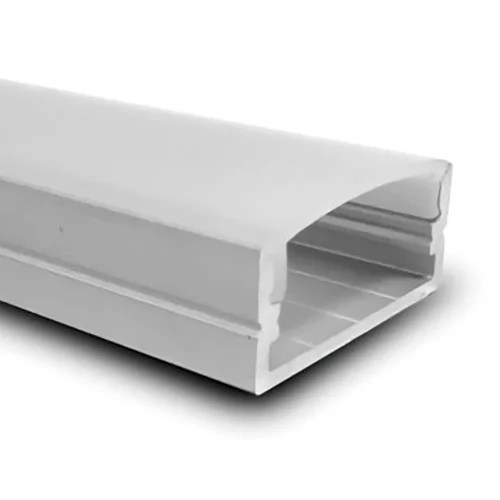 PROFILO DI ALLUMINIO PER STRISCIA LED SUPERFICIE DOPPIA STRISCIA 23,5x9,7mm