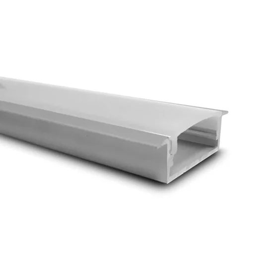 PROFILO IN ALLUMINIO PER STRISCE LED DOPPIE DA INCASSO 23,5x9,7mm