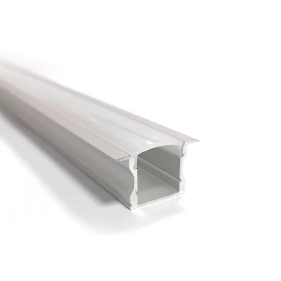 PROFILO IN ALLUMINIO PER STRISCE LED DA INCASSO 17,2x14,5mm