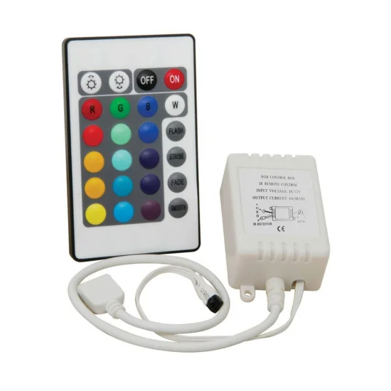 CONTROLLO REMOTO RGB 12V 5 AMPERE CON TELECOMANDO