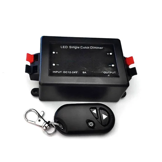 REGOLATORE PER LUCE A STRISCE LED MONOCOLORE 8A 12/V CON CONTROLLO