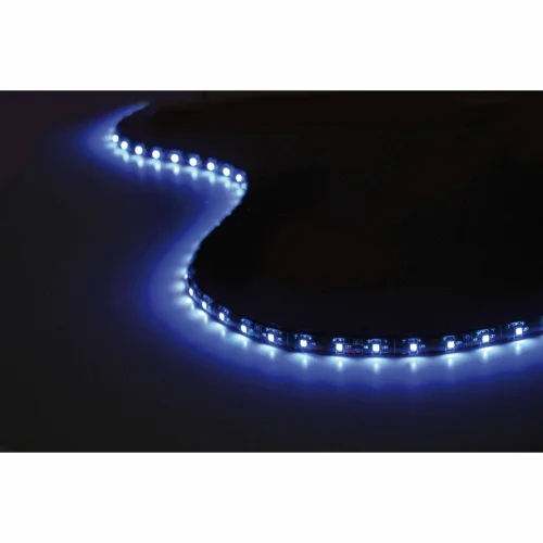 STRISCIA LED 12V DC 5W 60LED 1M LUCE BLU IP44