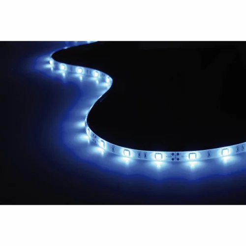 STRISCIA LED 12V DC 8W 30LED 1M LUCE BLU IP44