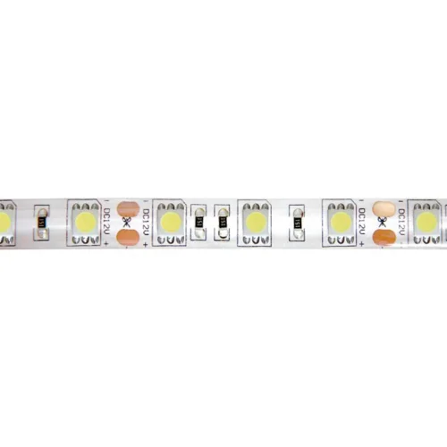 STRISCIA LED 12V DC 15W 60LED 1M LUCE BIANCA 6500K IP44