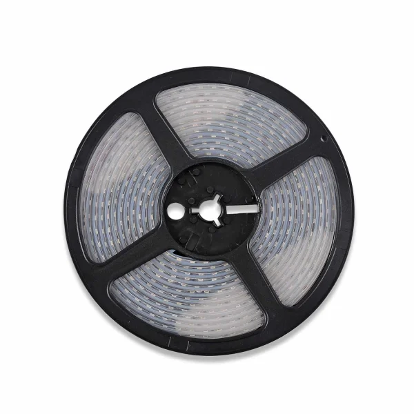 STRISCIA LED 24V DC 19 W 120LEDS 1M LUCE BIANCA 2700K IP65