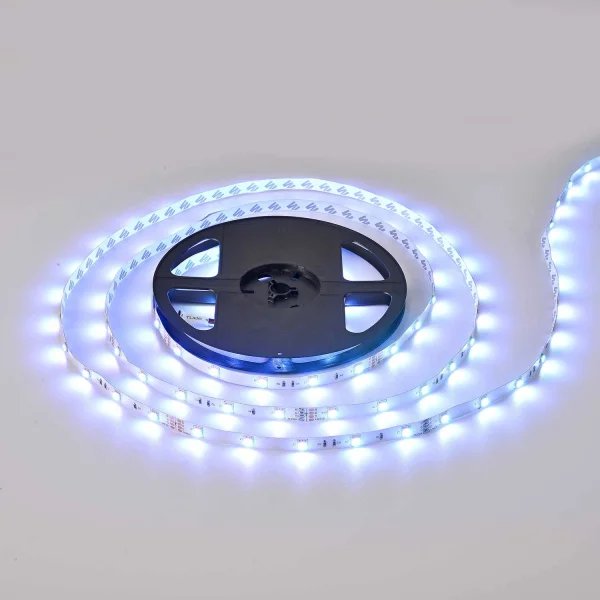 STRISCIA LED 24V DC 8W 30LED 1M RGB IP20