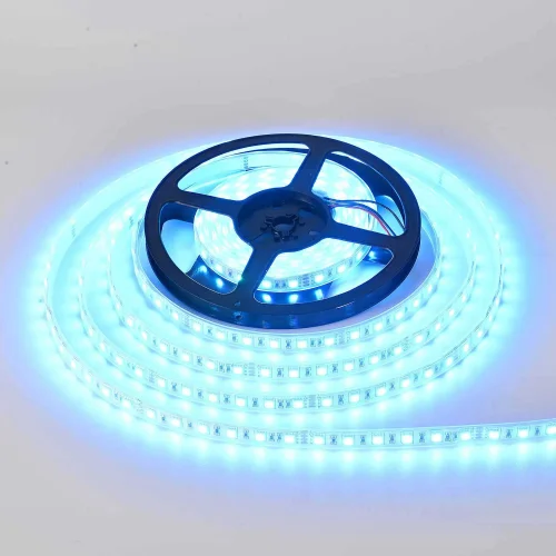 STRISCIA LED 24V DC 15W 60LED 1M RGB IP65