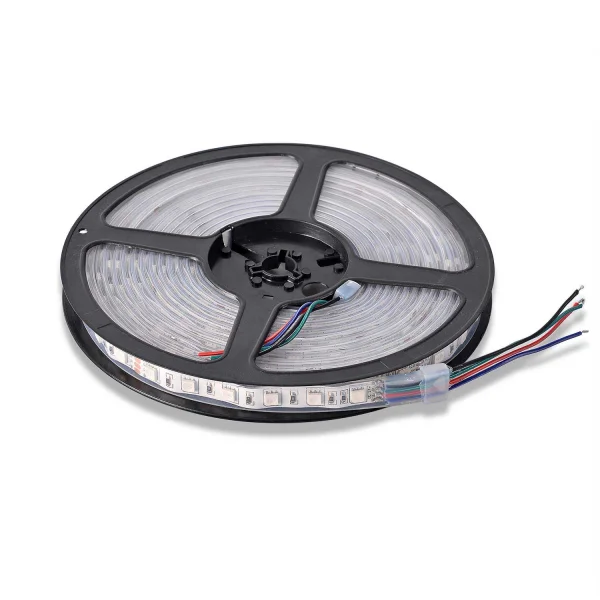 STRISCIA LED 24V DC 15W 60LED 1M RGB IP65