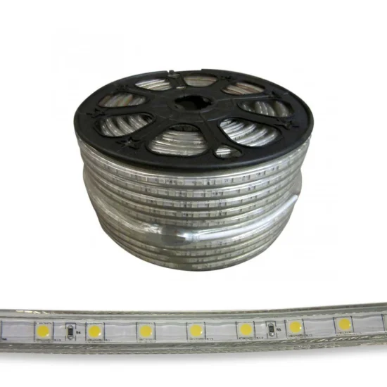 STRISCIA LED 220V AC 15 W 60LEDS 1M LUCE BIANCA 4000K IP65