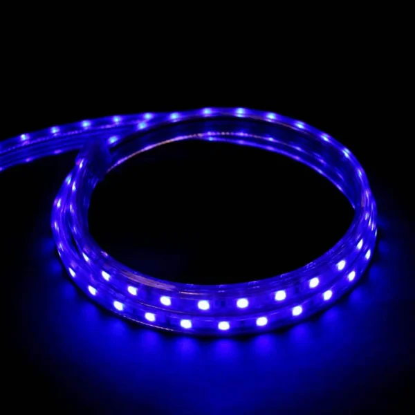 STRISCIA LED 220V AC 14,4 W 60LEDS 1M RGB IP65