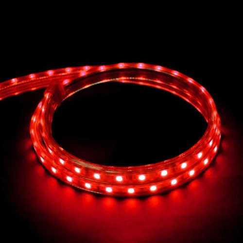 STRISCIA LED 220V AC 14,4 W 60LEDS 1M RGB IP65