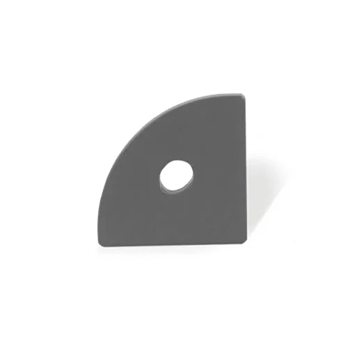 COPERTINA CON FORO PER PROFILO ANGOLARE 90° GRIGIO