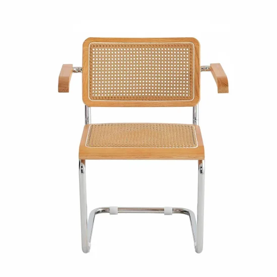 SEDIA WEBSTER CON BRACCIOLI RATTAN PL COLORE NATURALE 2