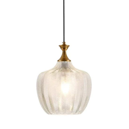 LAMPADA DA SOFFITTO IN CRISTALLO BIANCO Ø 26 CM ROGAN