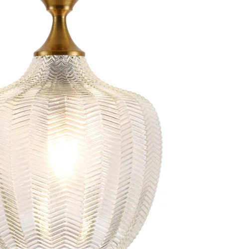 LAMPADA DA SOFFITTO IN CRISTALLO BIANCO Ø 26 CM ROGAN