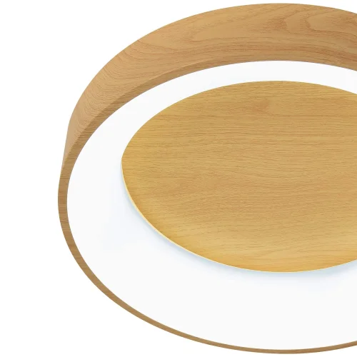 LAMPADA DA SOFFITTO LED 64 W REGOLABILE CON COMANDO IMITAZIONE LEGNO HARALD