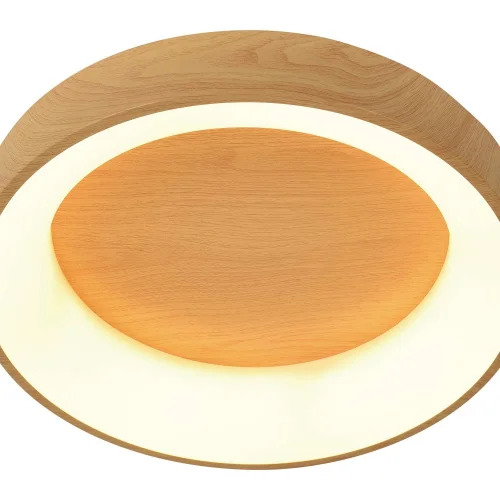 LAMPADA DA SOFFITTO LED 64 W REGOLABILE CON COMANDO IMITAZIONE LEGNO HARALD