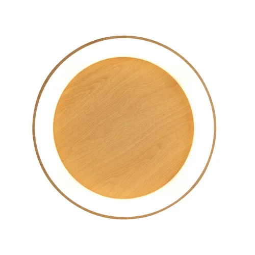 LAMPADA DA SOFFITTO LED 64 W REGOLABILE CON COMANDO IMITAZIONE LEGNO HARALD