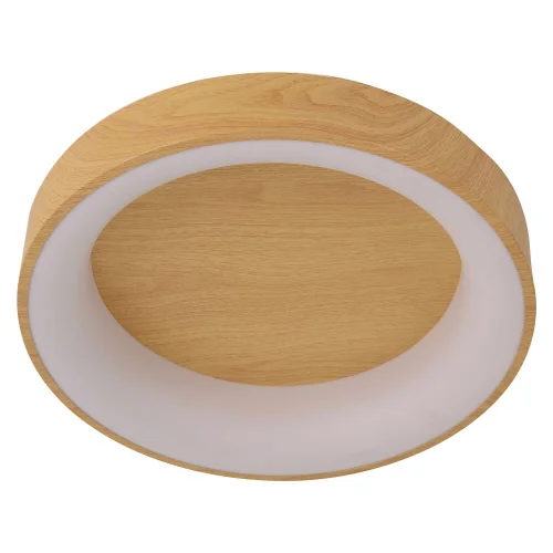 PLAFONIERA LED DIMMERABILE CON MANOPOLA DI CONTROLLO IN IMITAZIONE LEGNO HARALD