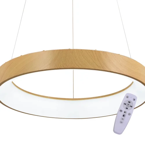LAMPADA DA SOFFITTO LED DIMMERABILE CON MANOPOLA DI CONTROLLO IMITAZIONE LEGNO HARALD